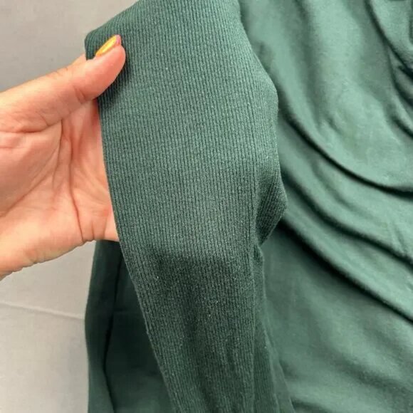 Athleta Purana wrap style oversized hooded sweatshirt with pockets size XS - Picture 5 of 8